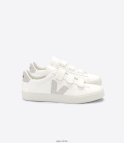 R2D2F2108Veja RECIFE CHROMEFREE LEATHER WHITE NATURAL
