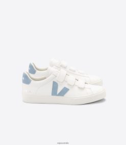R2D2F2116Veja RECIFE CHROMEFREE LEATHER WHITE STEEL
