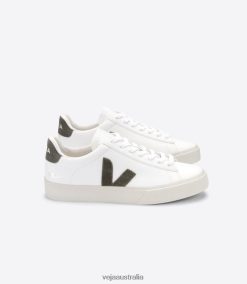 R2D2F212Veja CAMPO CHROMEFREE LEATHER WHITE KAKI