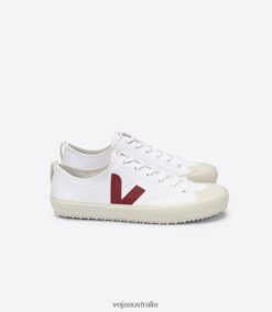 R2D2F2161Veja NOVA CANVAS WHITE MARSALA