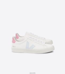 R2D2F218Veja CAMPO CHROMEFREE LEATHER WHITE ICE GUIMAUVE