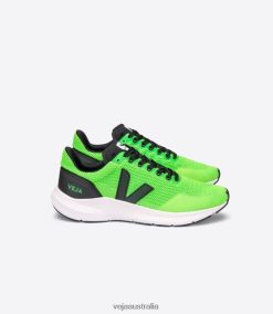 R2D2F2206Veja MARLIN V-KNIT VERT FLUO BLACK