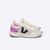 R2D2F2211Veja MARLIN V-KNIT CHALK BLACK ULTRAVIOLET