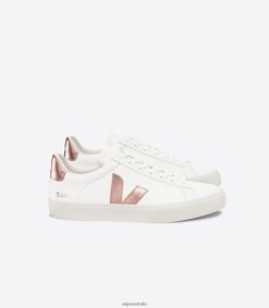 R2D2F221Veja CAMPO CHROMEFREE LEATHER WHITE NACRE