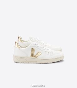 R2D2F2233Veja V-10 CHROMEFREE LEATHER WHITE PLATINE