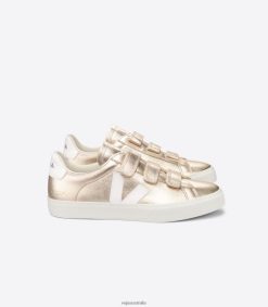 R2D2F2245Veja RECIFE CHROMEFREE LEATHER PLATINE WHITE