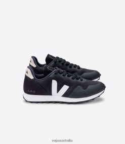 R2D2F2266Veja SDU RT B-MESH BLACK WHITE NATURAL