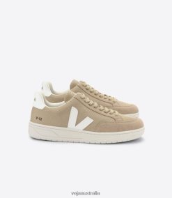 R2D2F229Veja V-12 VEGAN ALVEOMESH DUNE WHITE