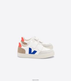 R2D2F2303Veja V-12 CHROMEFREE LEATHER WHITE MULTICO MIEL