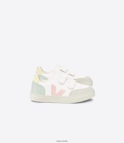 R2D2F2304Veja V-12 CHROMEFREE LEATHER WHITE MULTICO JADE