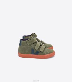 R2D2F2312Veja ESPLAR MID SUEDE MUD NAUTICO RUST SOLE