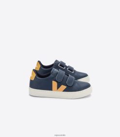 R2D2F2339Veja ESPLAR CHROMEFREE LEATHER NAUTICO MOUTARDE