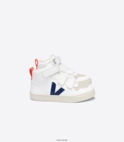 R2D2F2346Veja V-10 MID CWL WHITE COBALT ORANGE FLUO