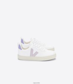 R2D2F2369Veja V-10 LACES CWL WHITE PARME LAVANDE