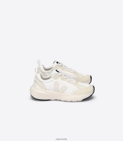 R2D2F2391Veja CANARY ELASTIC LACES ALVEOMESH WHITE PIERRE