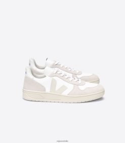 R2D2F244Veja V-10 B-MESH WHITE NATURAL PIERRE