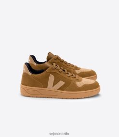 R2D2F261Veja V-10 SUEDE CAMEL DESERT