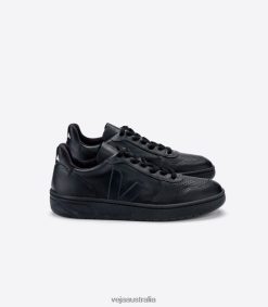 R2D2F265Veja V-10 CWL BLACK BLACK SOLE