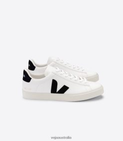 R2D2F26Veja CAMPO CHROMEFREE LEATHER WHITE BLACK