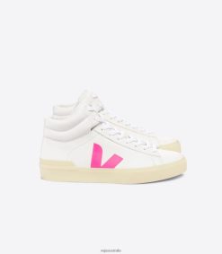 R2D2F277Veja MINOTAUR CHROMEFREE LEATHER WHITE SARI BUTTER