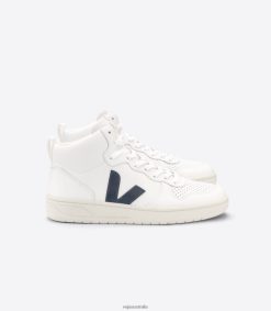 R2D2F287Veja V-15 LEATHER WHITE NAUTICO